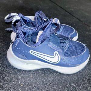 Nike Blue Sneakers with Cushioned Sole and Breathable Mesh | Toddler Size 10